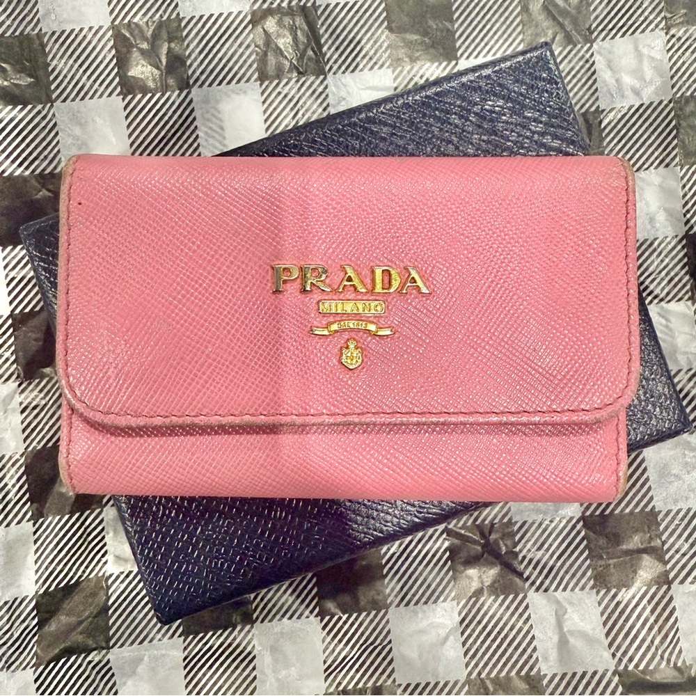 Prada Pink Key Holder